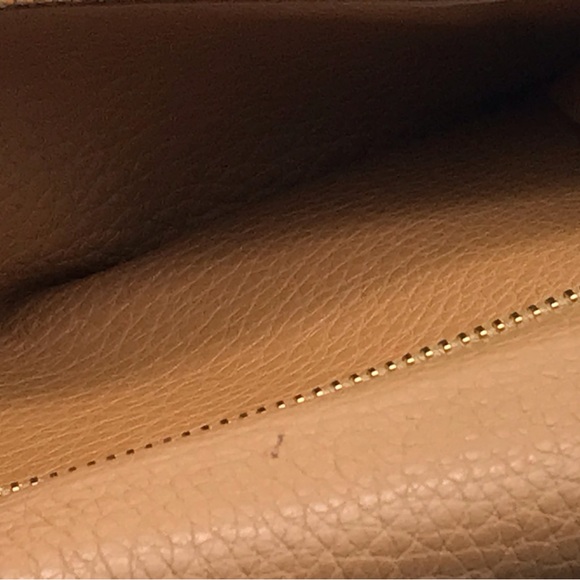 EUC PRADA LOGO TAN LONG LEATHER WALLET - Picture 15 of 16